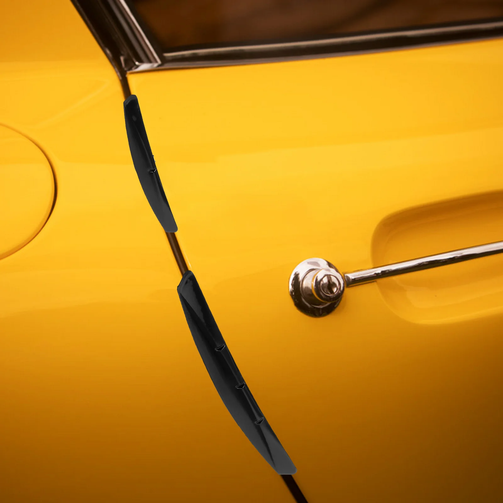 

4pcs Car Door Edge Guards Silicone Anti-Collision Strip Shockproof Protection For Side Doors Auto Vehicle Door