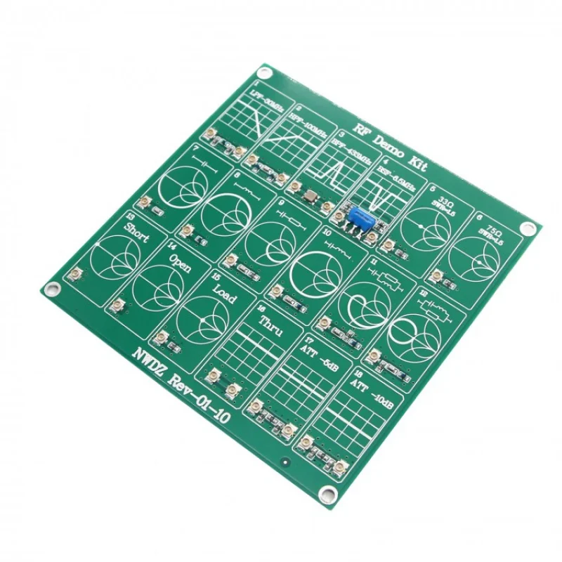 Décent brage de l'analyseur d'antenne de démonstration radio NanoVNA, kit de démonstration RF