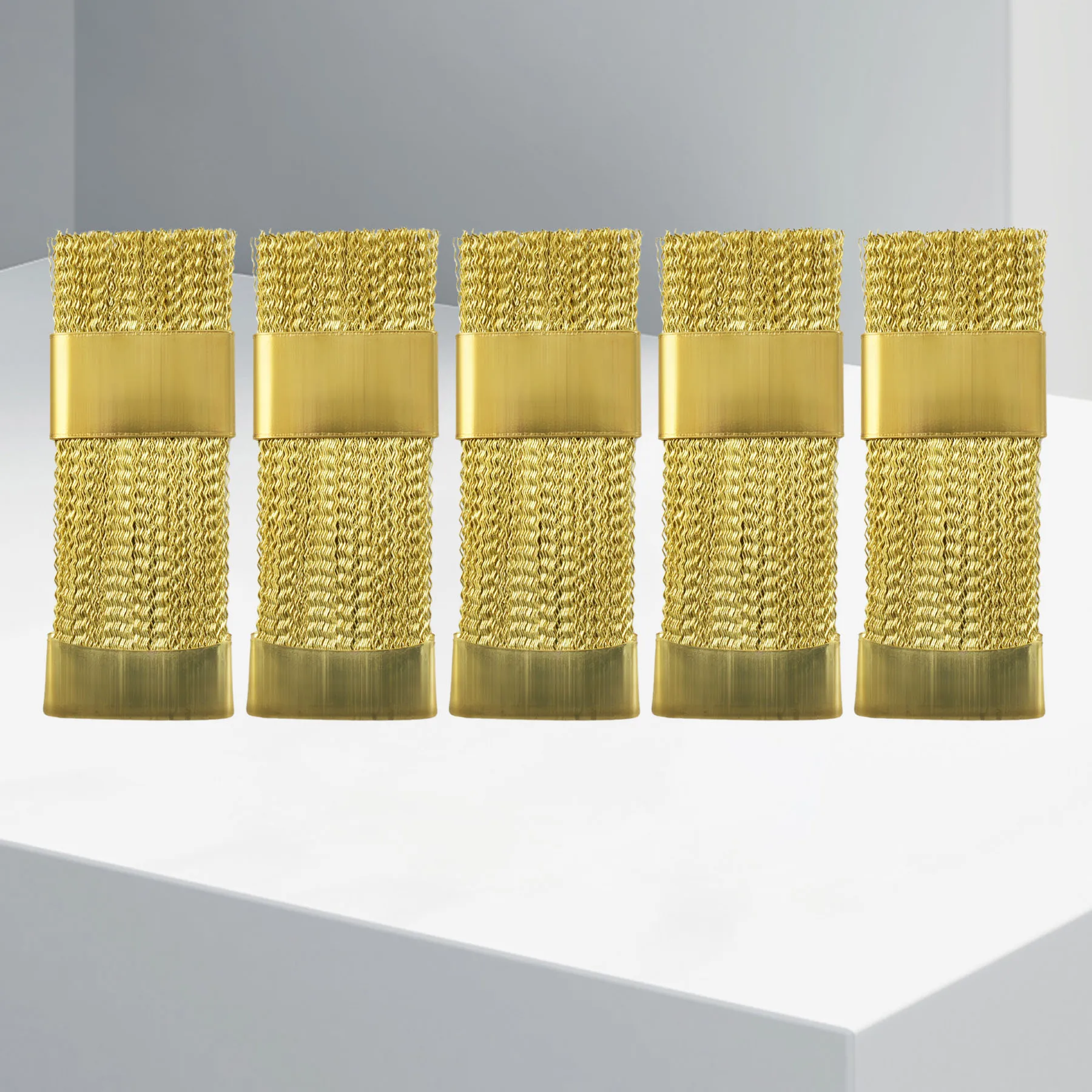5pcs Dental Drill Bit Cleaning Brush Copper Wire Drill Brush Cleaner Portable Electric Manicure Drills Drill Bit Clean Tool