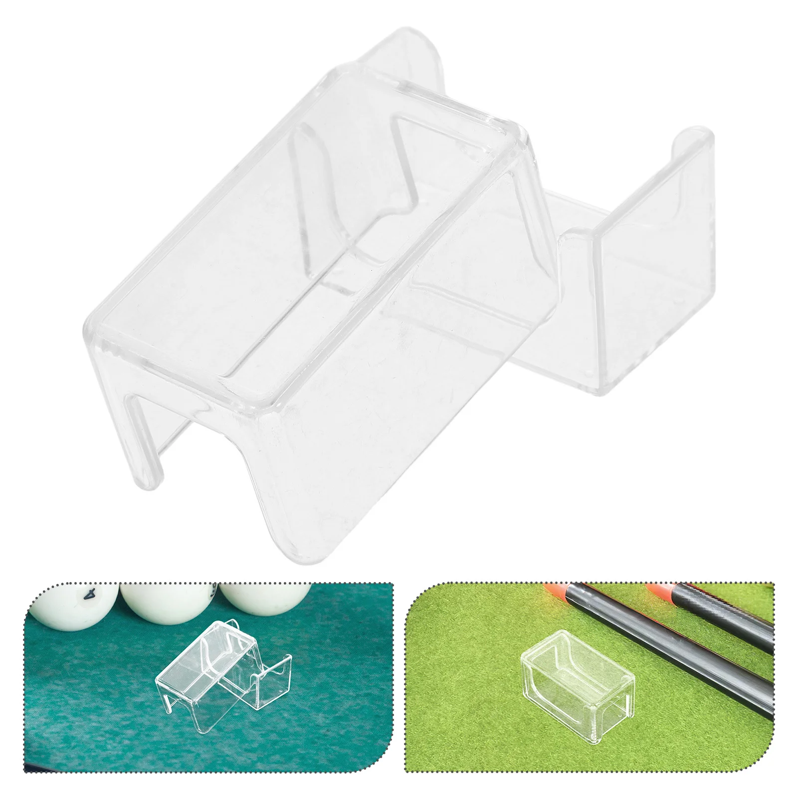 

3Pcs Portable Acrylic Billiard Chalk Powder Box Snooker Accessories Protective Ball Case Travel Billiard Case Organizer