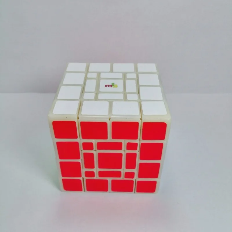 Serie MF8 SuperCube, cubo lleno Boss 4X4X4, tres piezas, color Natural, forma especial, juguetes educativos de alta gama, Fidget Toys