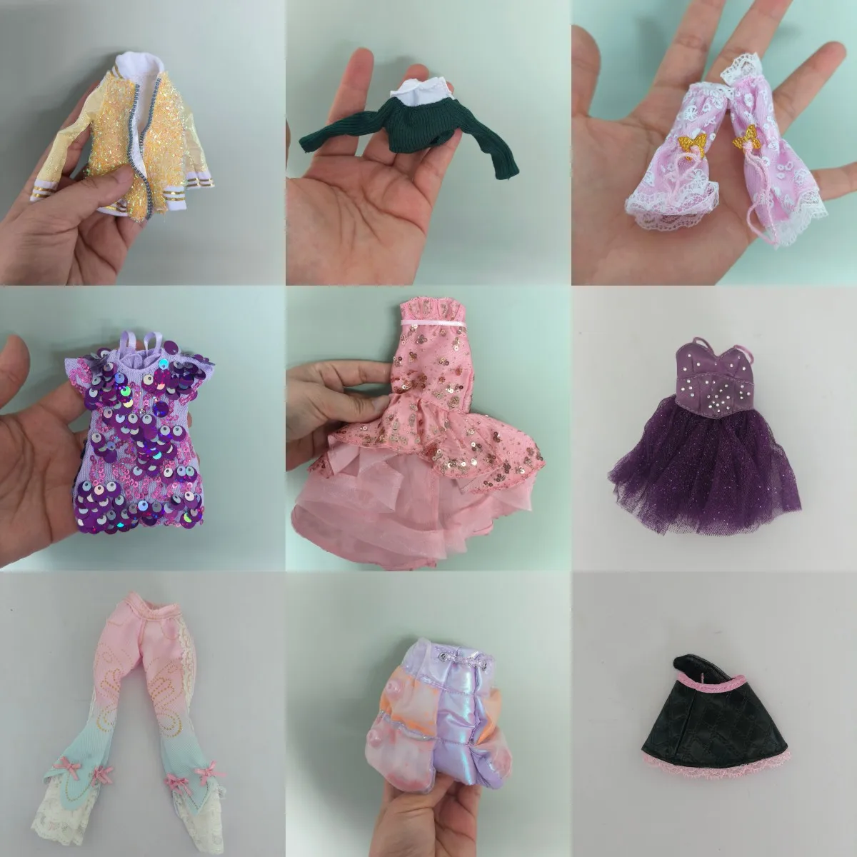 S16 una variedad de ropa abrigo de piel faldas tops pantalones cortos para muñeca Bratz 1/6 Rainbow High muñeca moda muñeca fresca