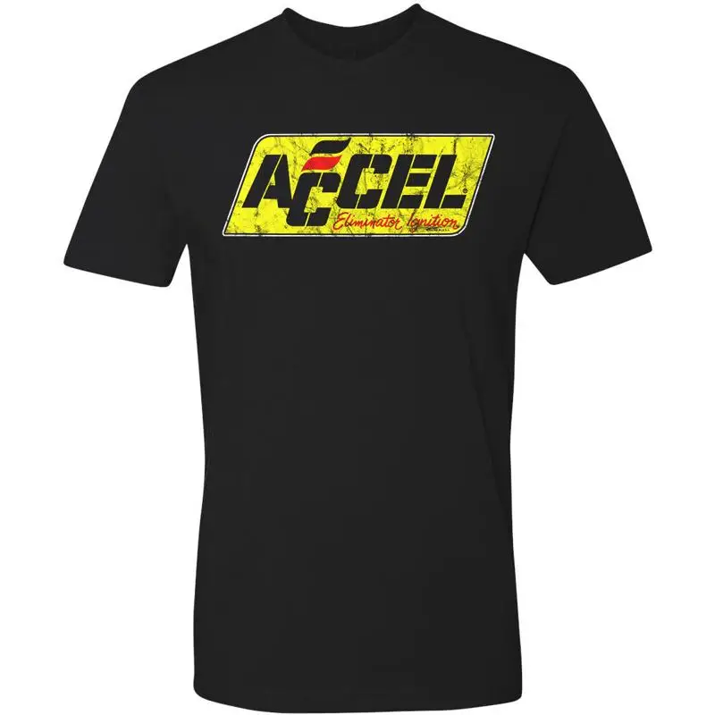 Retro Hot Rod Tee T Shirt Accel Eliminator Ignition Speed Shop Garage Mechanic