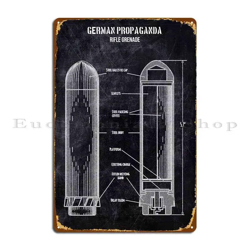 German Propaganda Metal Plaque Poster Garage Painting Designs Cinema Garage Tin Sign Poster
