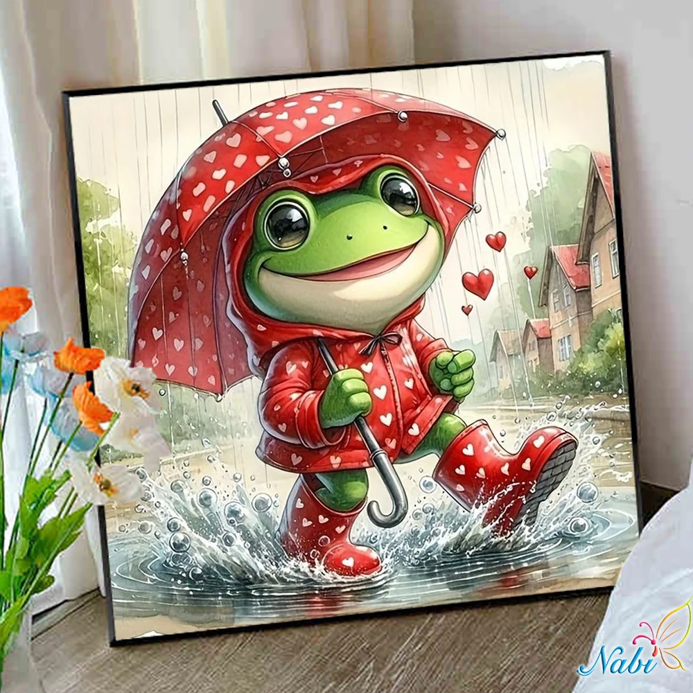 Nabi New Diamond Mosaic Sale Frog Diamond Painting Full Squa