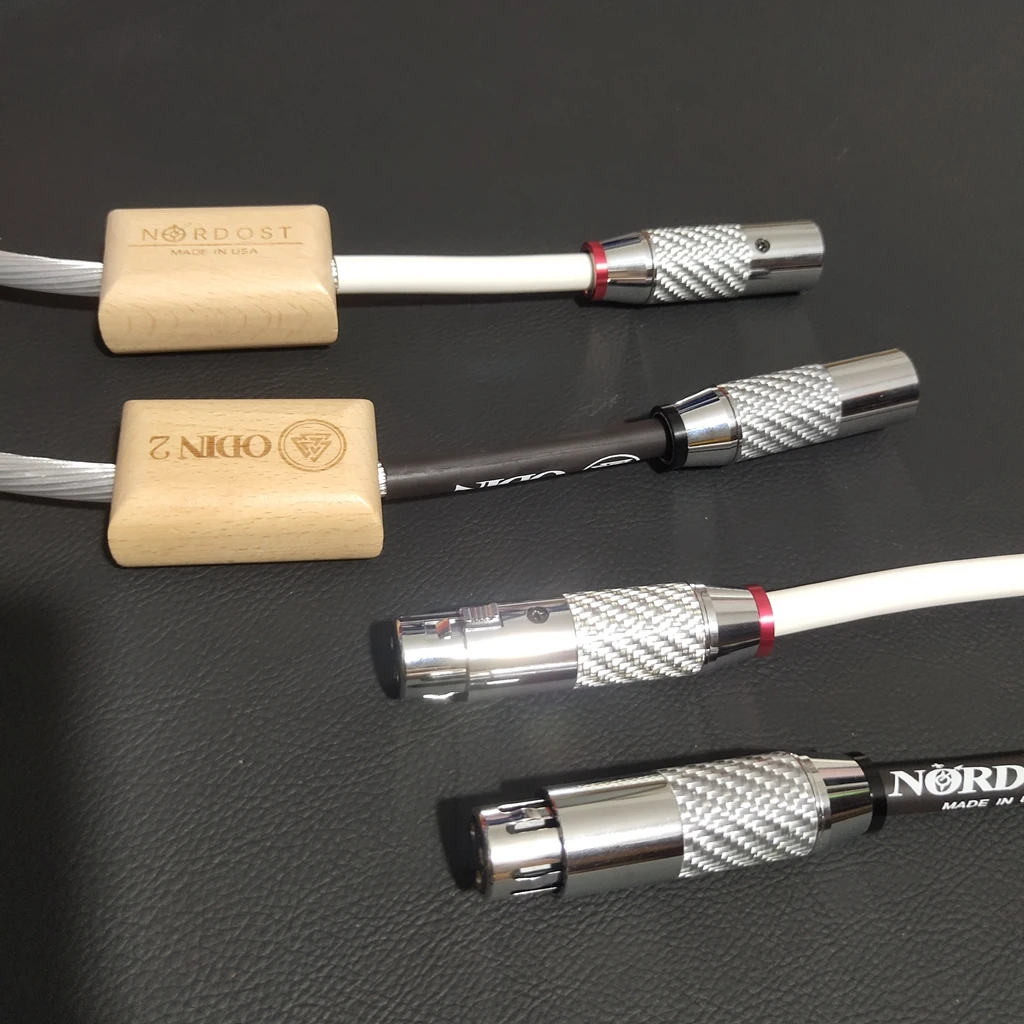 Nordost odinova 2 hifi sald kabel 7N OCC postříbřená audio linky s nejvyšší grade uhlík vlákno XLR kolíček cédéčko zesilovač drát