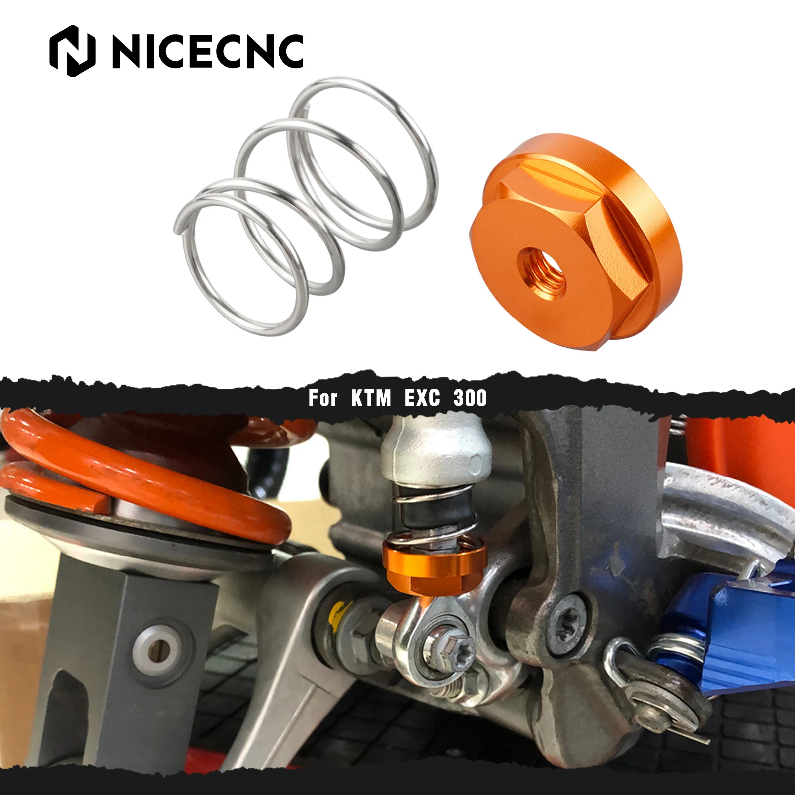 

For GasGas EC300 EC250 MC450F EC EX MC 125 250 300 250F 350F 450F EXF ECF MCF 2021 2022 6mm Rear Brake Pedal Return Spring Kit