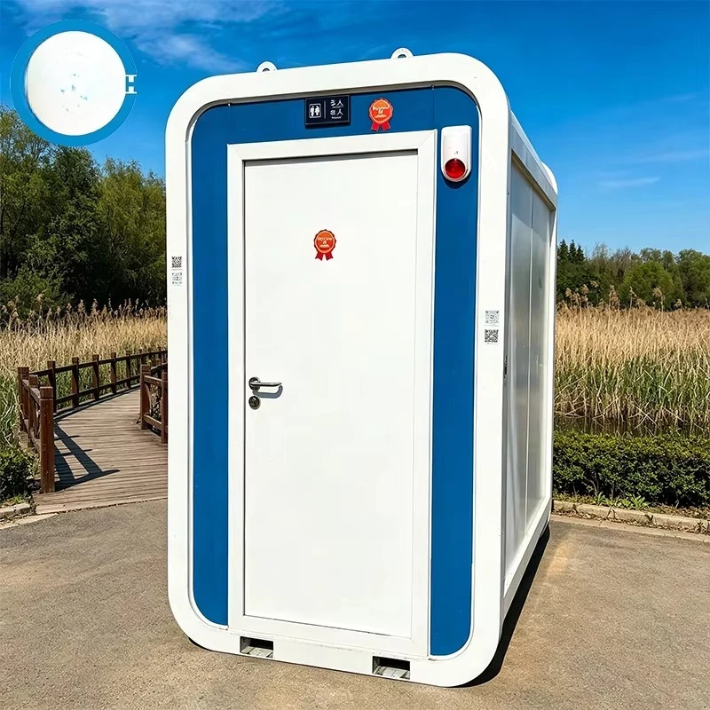 Heavy Duty Portable Toilet Leak-Proof Anti-Corrosion Easy Move for Mining Road Construction Site
