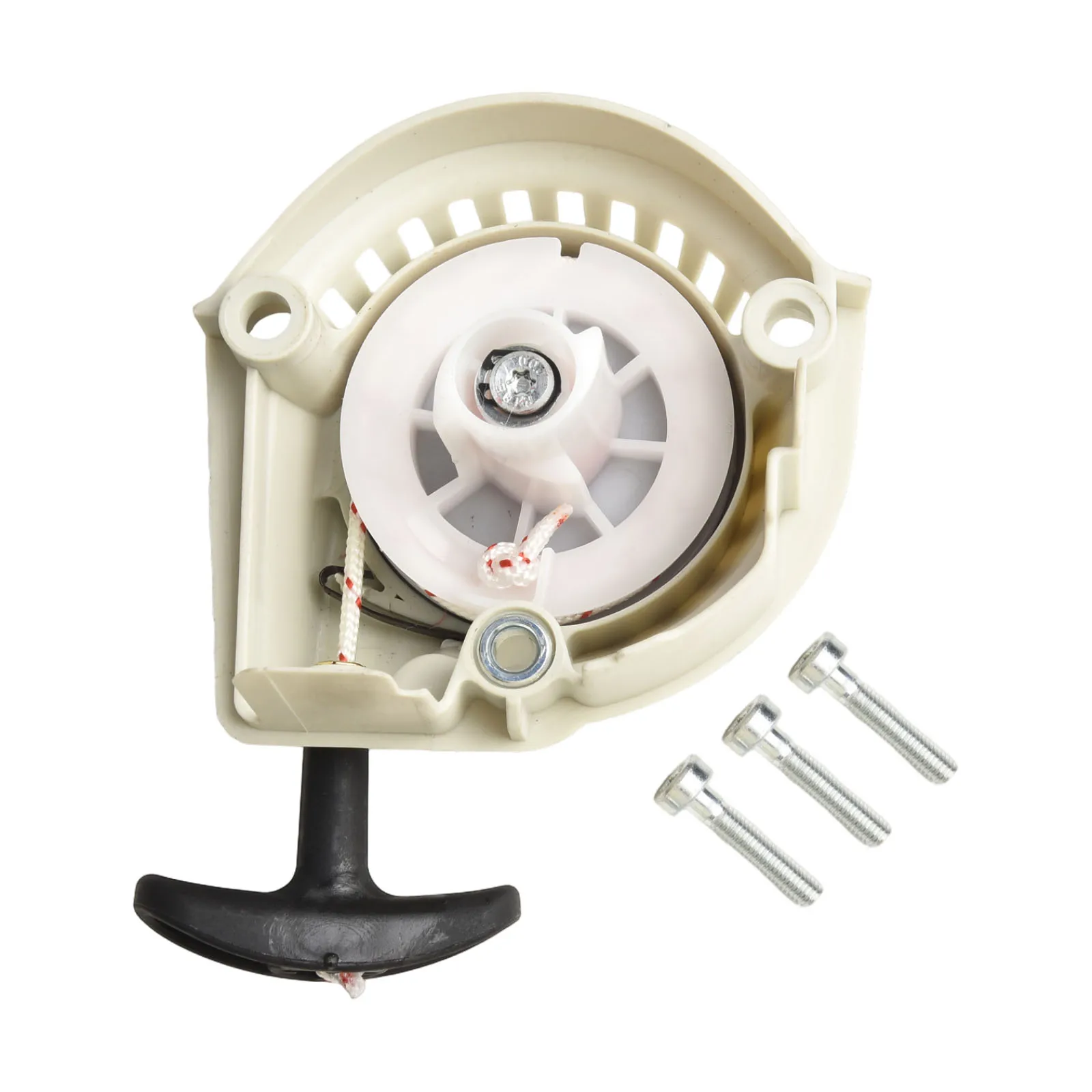 Recoil Starter With 3pcs Screw Kit For FS94R KM94R HL91K Brushcutter Gardening Tools Lawn Mower Replacement Recoil Starter