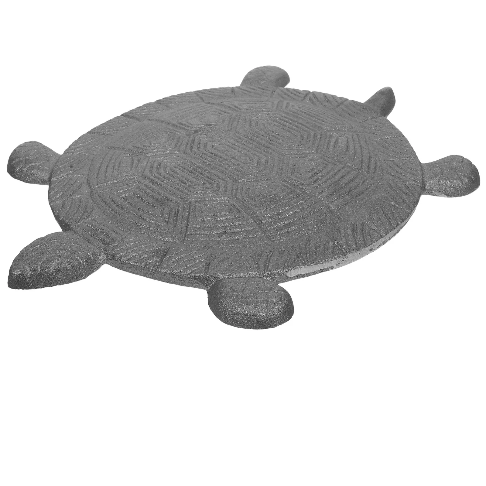 

Cast Iron Turtle Stepping Stone Garden Decor Outdoor Weather Resistant Slip Resistant Patio Pathway Backyard Decorative Stepping