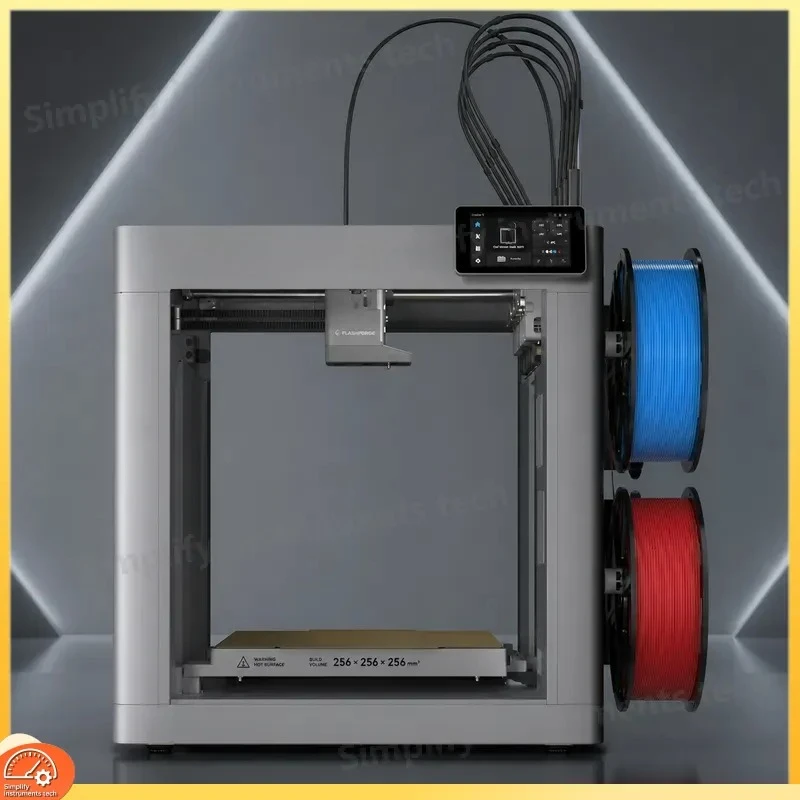 2026 New 4 Head 3D Printer Auto Leveling Multi Color PLA Printing 256mm Build Volume High Precision FDM Desktop DIY