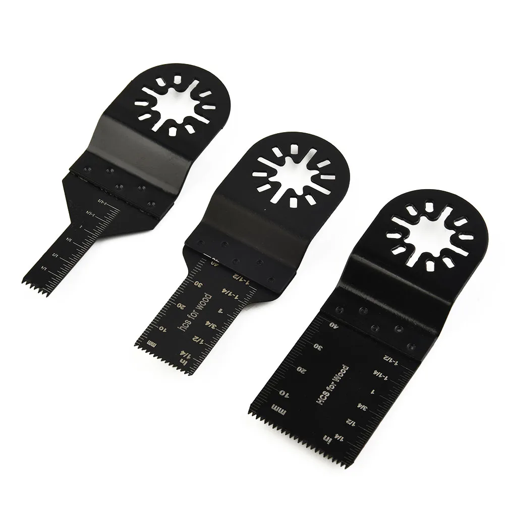 Lama per sega a estremità chiusa in acciaio ad alto tenore di carbonio da 3/4 pezzi lame per seghe a più utensili oscillanti per accessori per lame per seghe in plastica di legno in metallo morbido