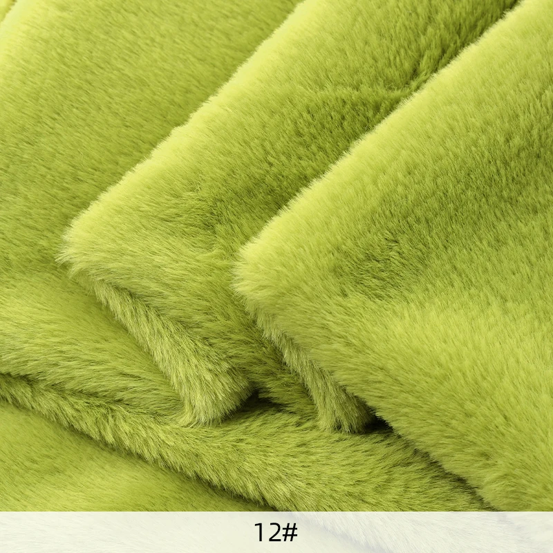 8mm Imitation Rabbit Fur Fabric Soft Short Plush For Warm Scarf, Doll,DIY Plush Toys Fabric Background Display Cloth 50x50cm/1m, image 13