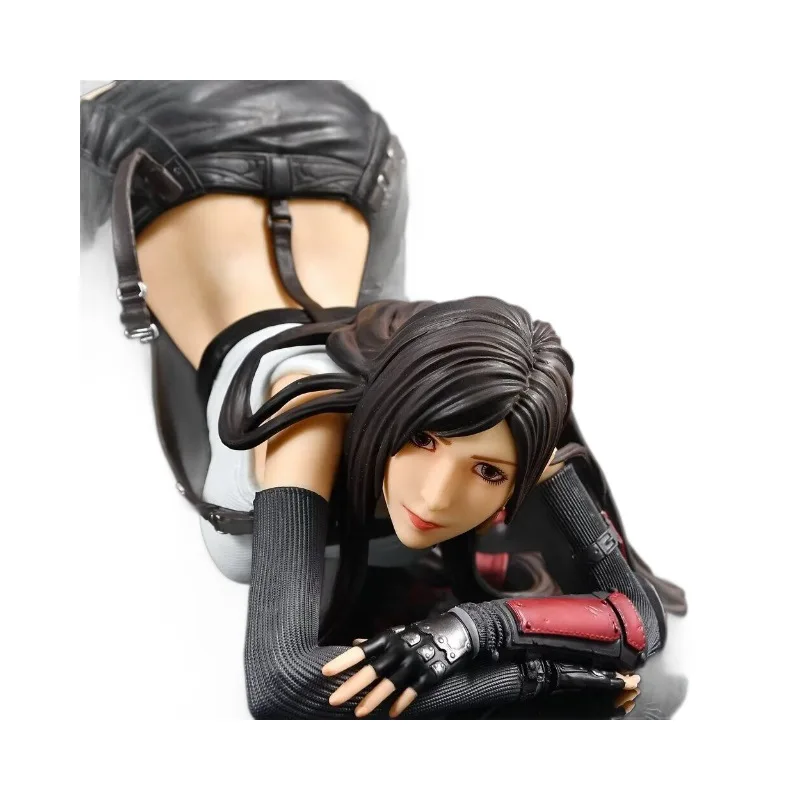 Beautiful Girl: Final EA Fantasy Tifa 1/4 Scale Prone Pose Game Anime Figure - Display Model