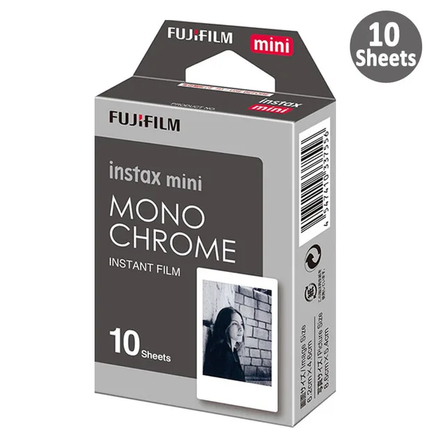 10-50 Sheets Fujifilm Instax Mini 11 Black And White Monochrome Films for Instant Mini 12 9 7s 25 Camera Instax Film Photo Paper