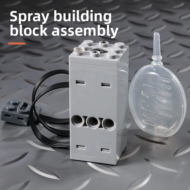 Compatible toys Building Blocks Sports Car MOC Simulation Spray Electric Modification Model PF Technical Parts Accessories