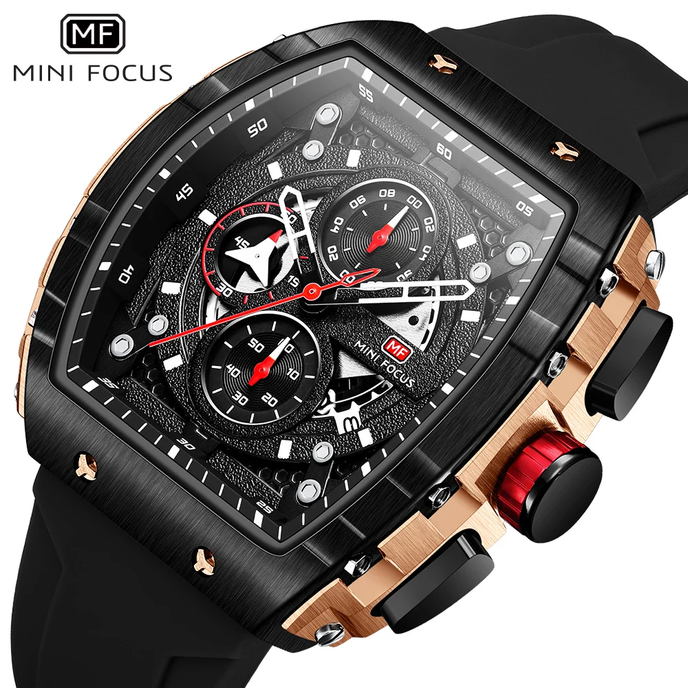 MINI FOCUS Fashion Date Quartz Men Watches Top Brand Luxury Male Clock Chronograph Sport Mens Wrist Watch Relogio Masculino