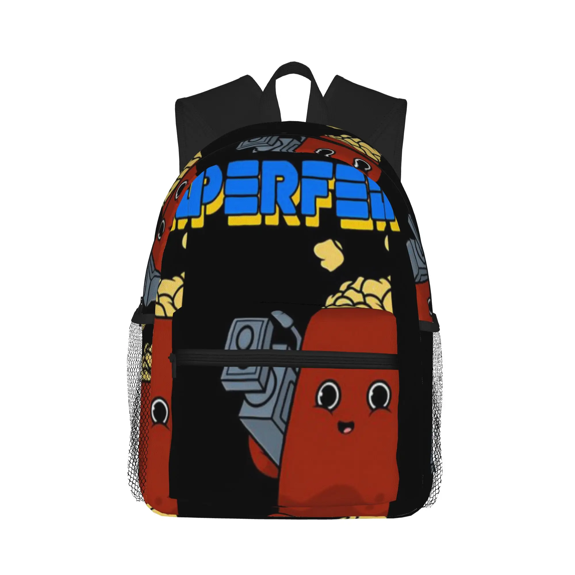 POPCORN   MOVIES   PERFECT LIFE  Casual Backpack for Students and Adults Travel backpack