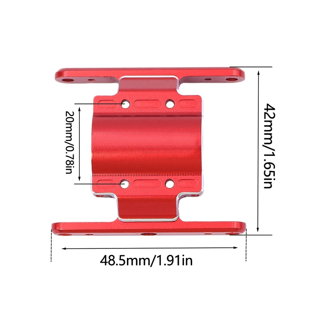 RCGOFOLLOW Brass Disassemble Chassis RC Upgrade Part Reliable Rc Chassis For 1/18 Rc Chassis FMS FCX Lc80 RC Car Part