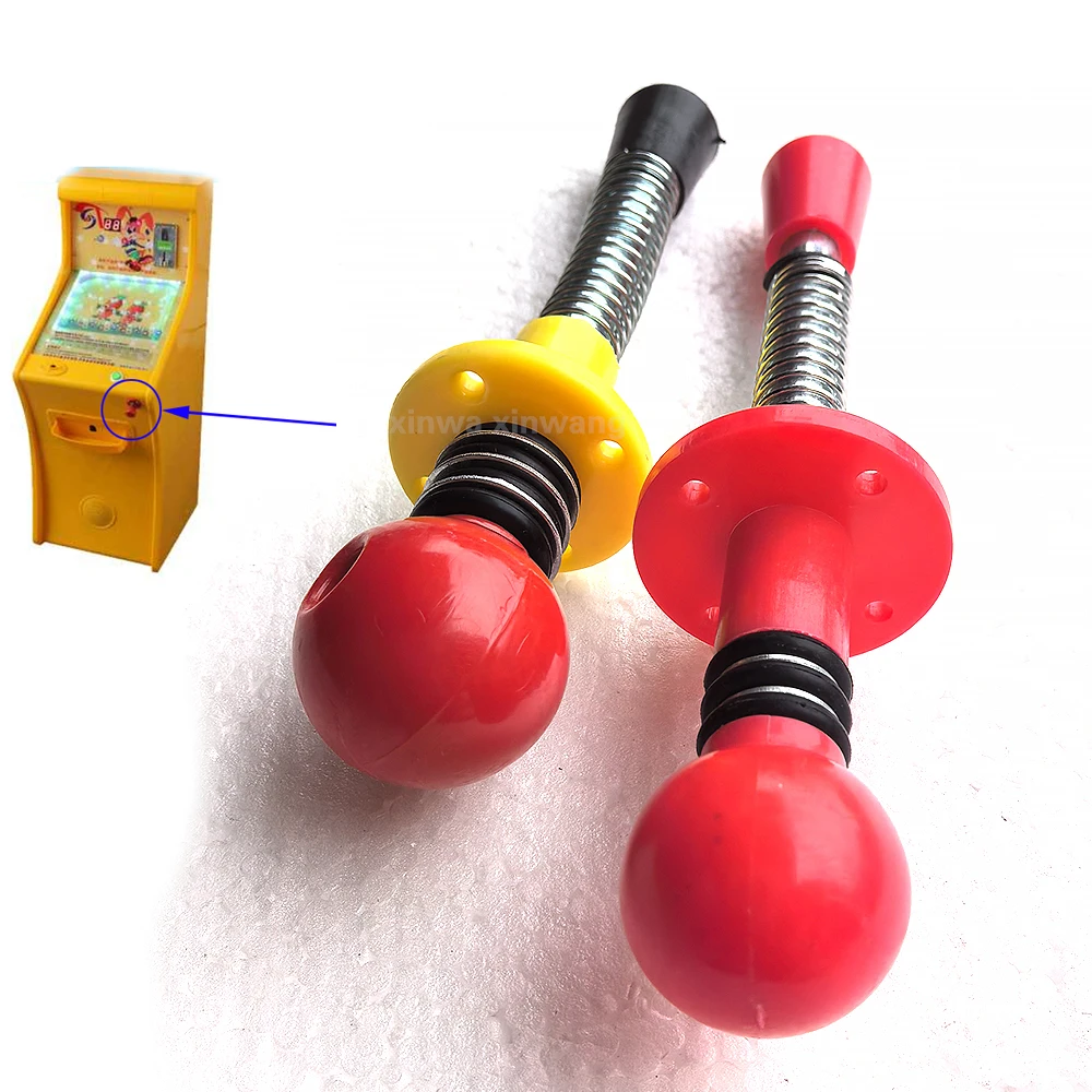 Children's Pinball Game Machine Accessories Push Rod Pusher Spring Shooter Ball Shaft Arcade Cabinet Hardware And Plastic Parts