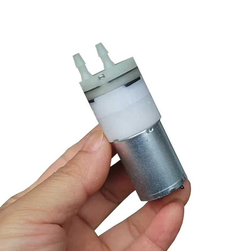 Bomba de diafragma autocebante Mini Motor 370 3.7V-5V 1.2-1.6L/min para proyectos DIY, mesa de té y riego de jardín