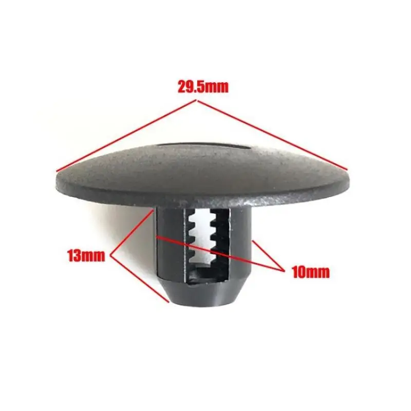 XIOKLM 10 pièces Clips compatibles 408 307 206 C5 C2 Trafic voiture rayé tapis sangle pince pince attache en plastique