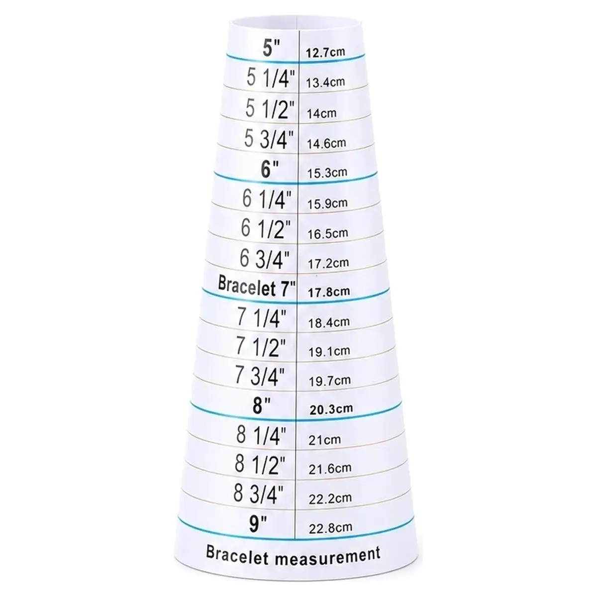 7PCS Jewelry Ring Bracelet Sizing Kit Alloy Ring Mandrel Metal Finger Gauge Adjustable Ring Sizer Belts Bracelet Ruler