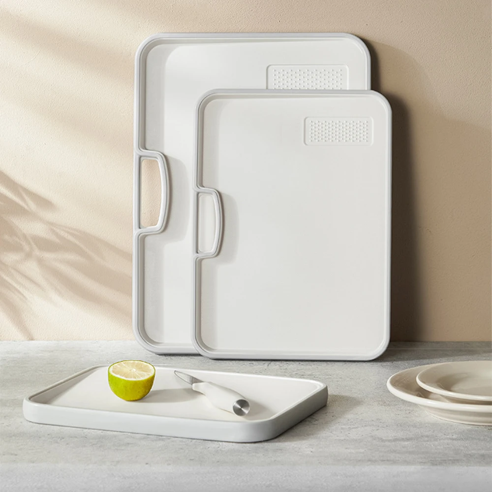 

Wheat Straw Double-Sided Antibacterial Cutting Board Home Kitchen Anti-mildew Anti-slip Plastic Multi-functional Sticky Board