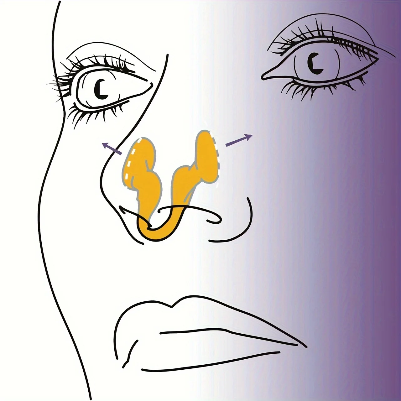 2-10pcs 실리콘 수면 보조 코 확장기는 산소 흐름을 강화하고 수면 품질 및 코골이 완화 비강 클립 장치를 향상시킵니다.