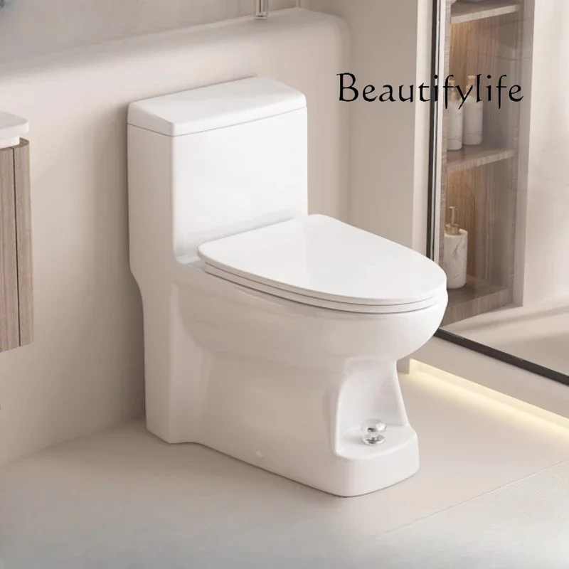 N46 Toilet anti-backflow household deodorant, anti-blockage and anti-return water large pipeline straight flushing ceramic toile