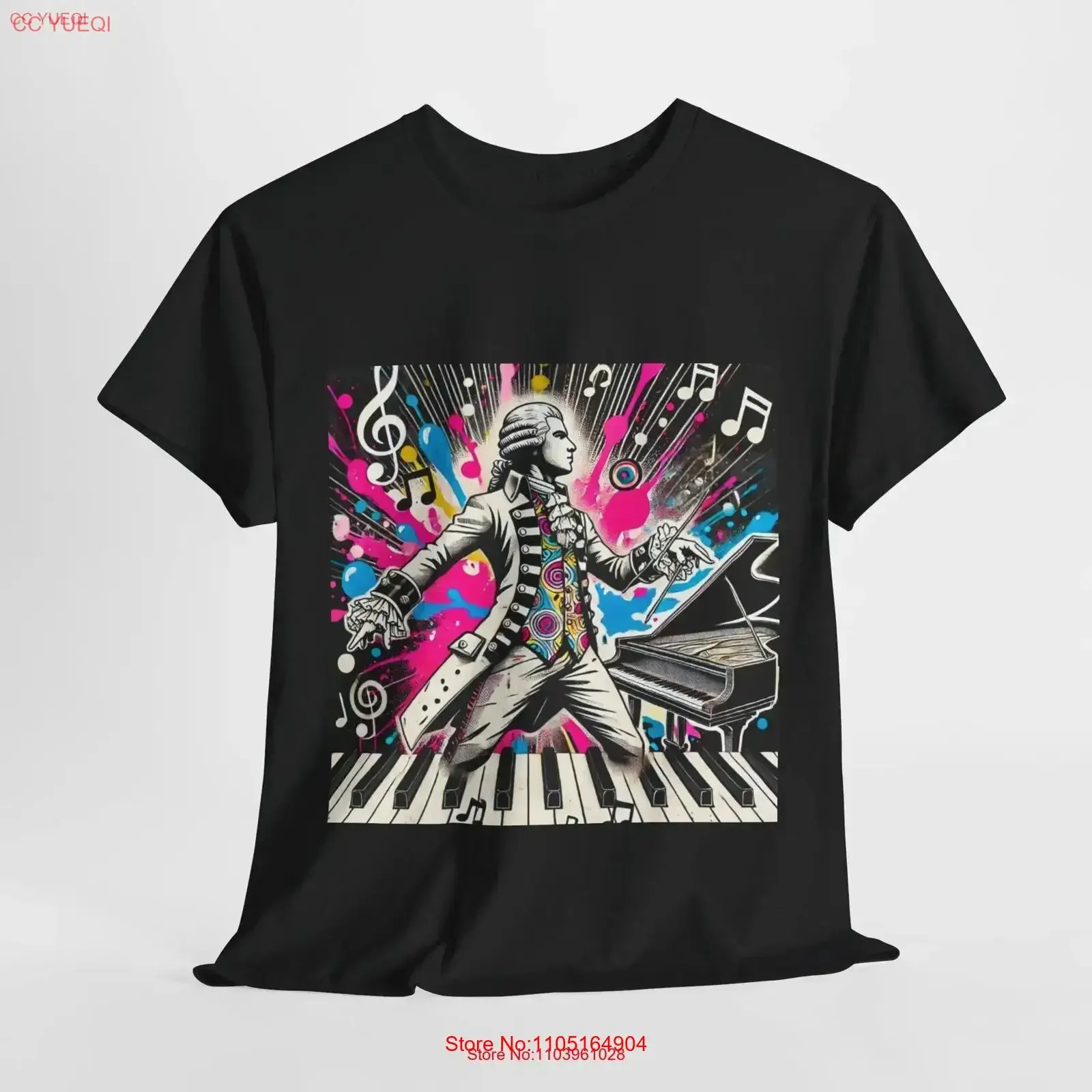 Camiseta Rock Me Amadeus para amantes de la música, ropa clásica para fanáticos de Mozart, Top de músico Vintage, banda Retro vintage lavada y transpirable