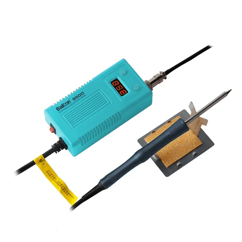 Bakon BK950D Welding Solder Soldering Iron 220/110 50W Internal Heating Type Welding Tool trinity digital display and T12 heater