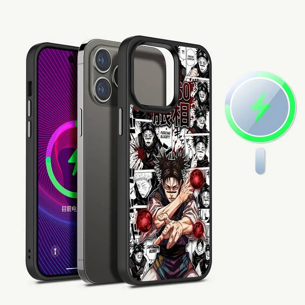 Anime Choso For Magsafe Magnetic Phone Case for iPhone 17 16 pro max 15 Plus 14 13 12 11 Cover