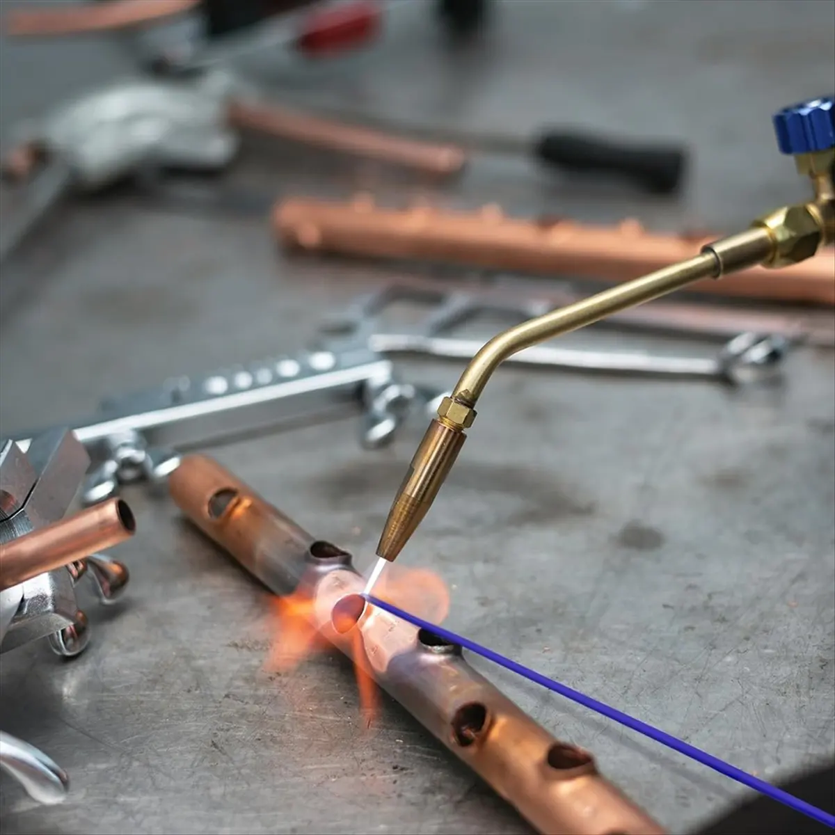 DT57 LATEST MODEL 3 Sticks Brazing Rods Solder - Flux Coated Solder Kits, High Temperature Resistance, Brazing Welding Rods
