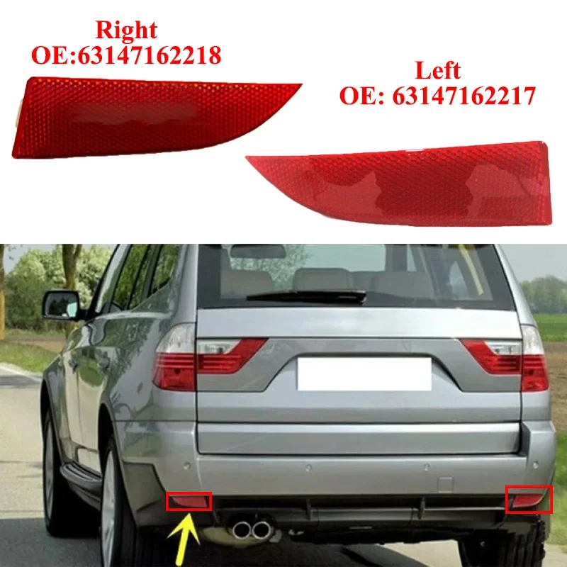 

Auto Rear Bumper Reflector Board Cover Rear For BMW E83 X3 07-10 Car Exterior Accessories Decoration Car Styling Modification