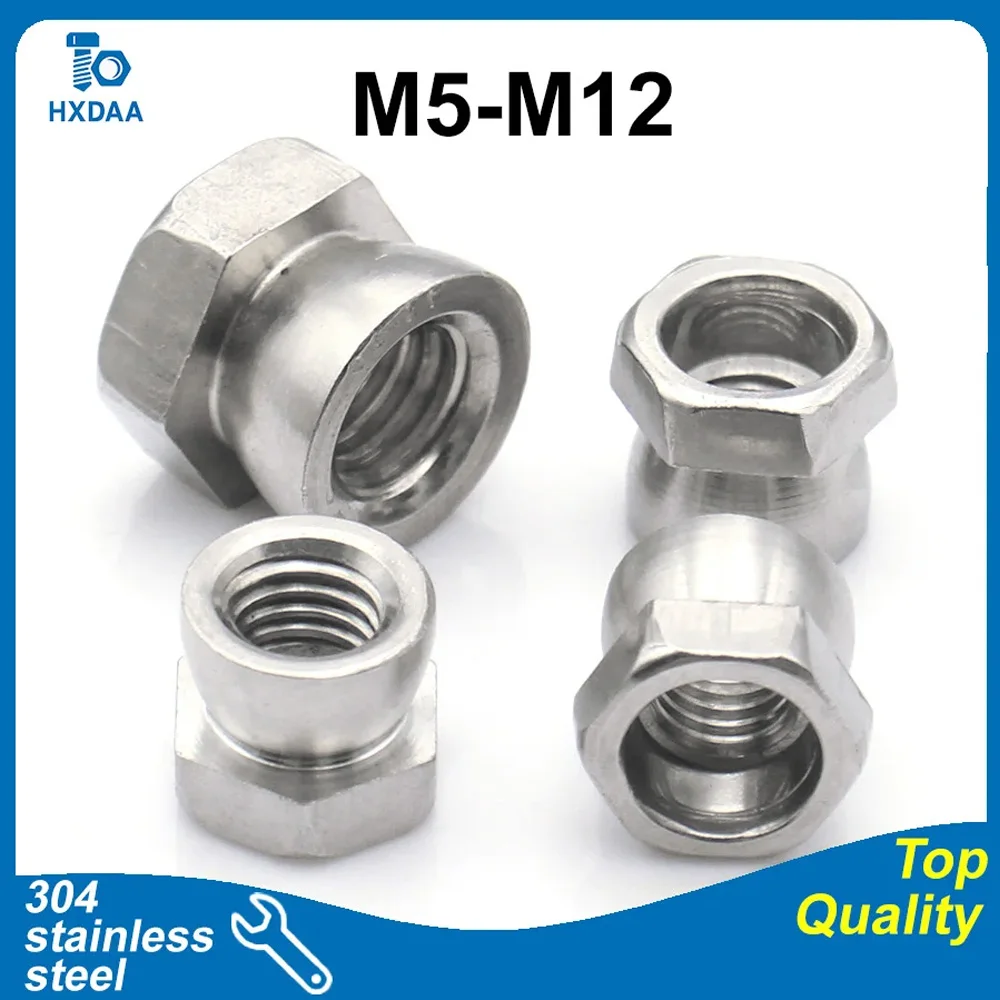 304 Stainless Steel Shear Nut Breakaway Anti Theft Security Nuts Tamper Resistant M5 M6 M8 M10 M12