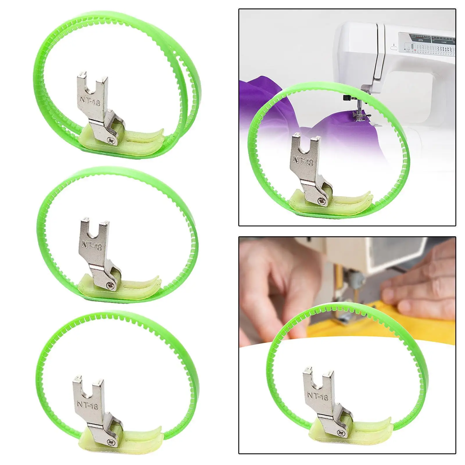 Sewing Machine Ring Presser Foot Professional, Compact Spare Part Lightweight Industrial Sewing Machine Tool for Rubber image 3
