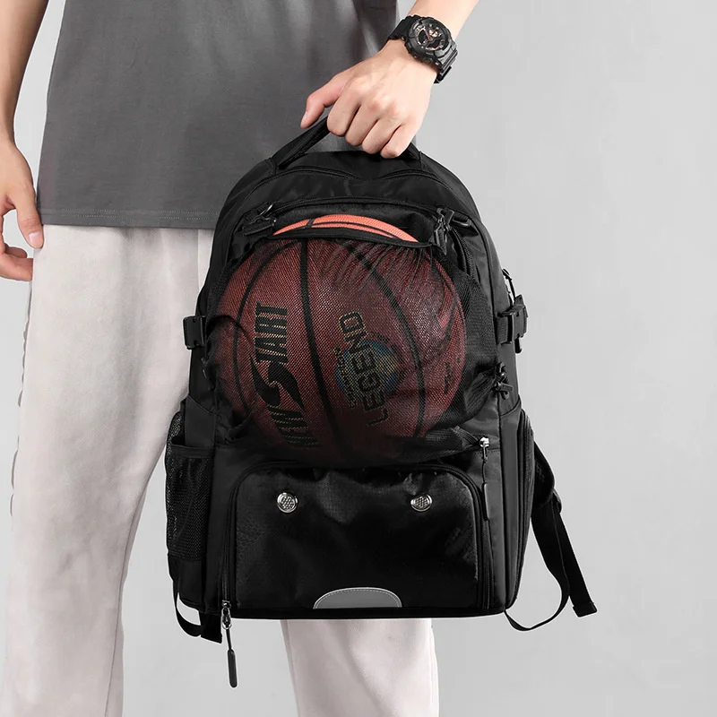 Mochila de baloncesto de escuela secundaria, zapato de fútbol, bolsa de pelota de fútbol para niños adolescentes, estudiante grande