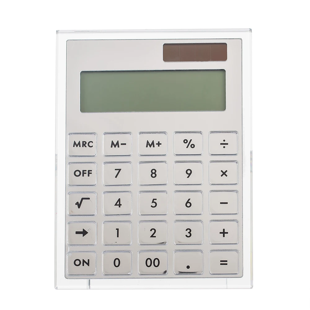 Hot‑Sale Acrylic 12‑Digits Digital Scientific Electronic Calculator for Daily Office Calculation Use