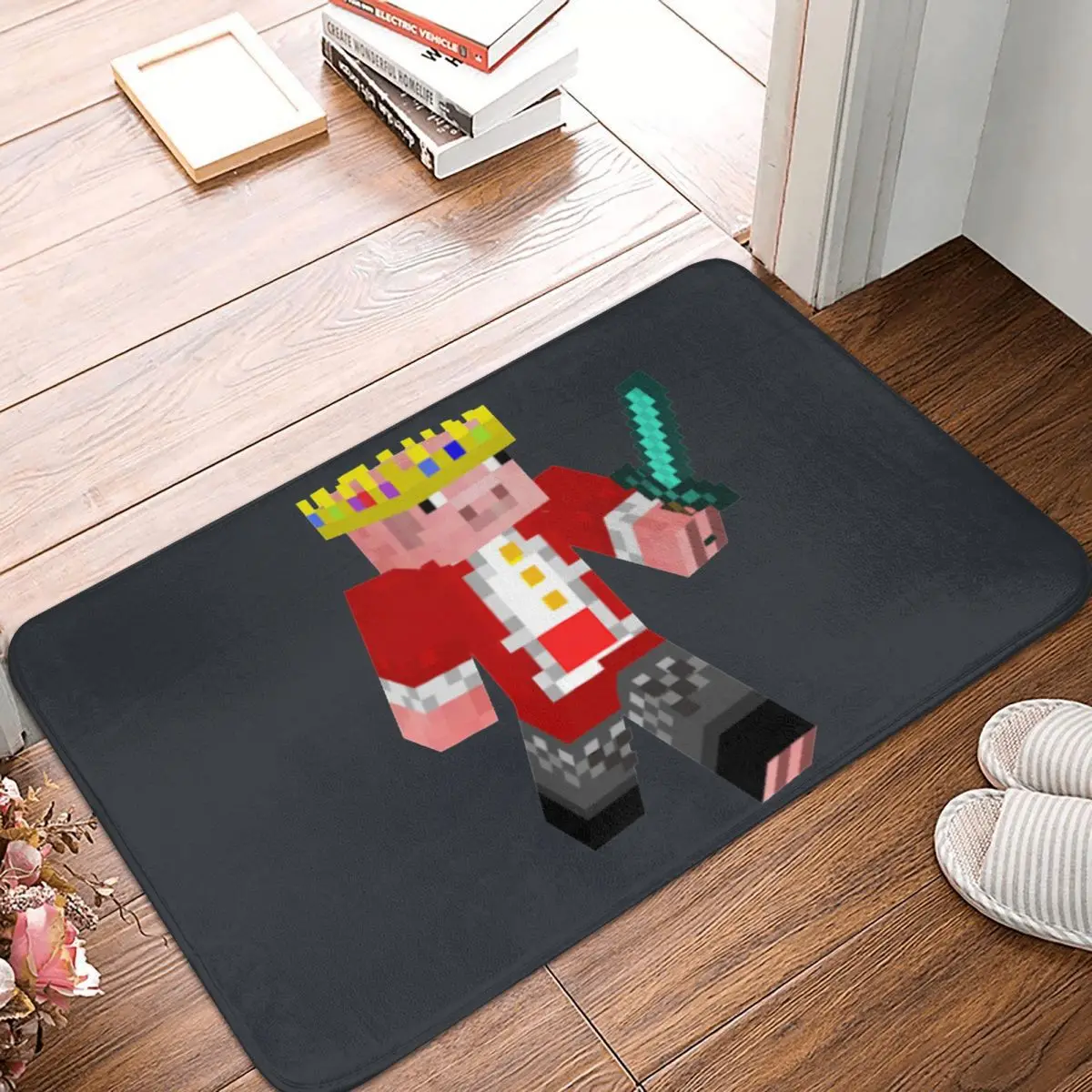 Technoblade Gamer Non-slip Doormat Gamer Technoblade King Living Room Bedroom Mat Welcome Carpet Home Pattern Decor