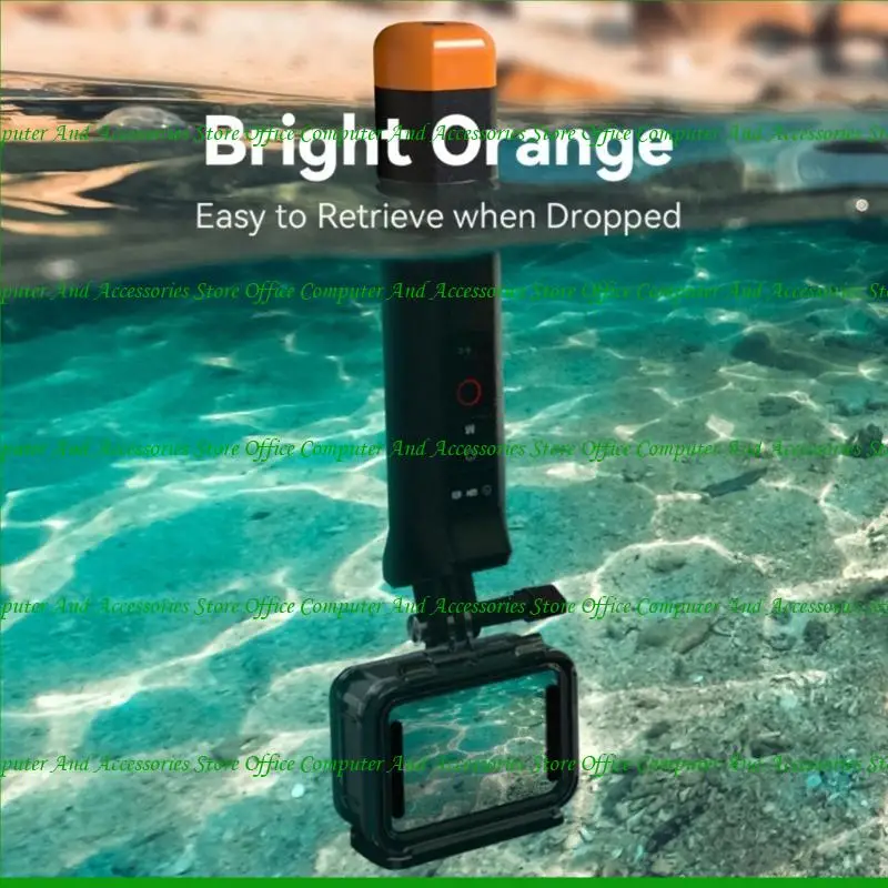 U55C Hand Grip Waterproof Handle Monopod Floating Mount Bluetooth-compatible Floating Handle for 12/11/10/9/8 Action Camera