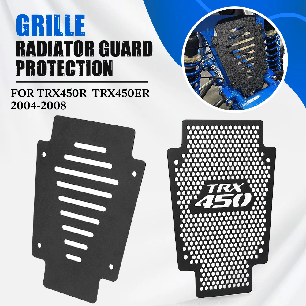 

For Honda TRX450R 2004-2005-2006-2007-2008 Radiator Guard Protector Cover TRX 450ER Aluminum Excellent Filtration Performance