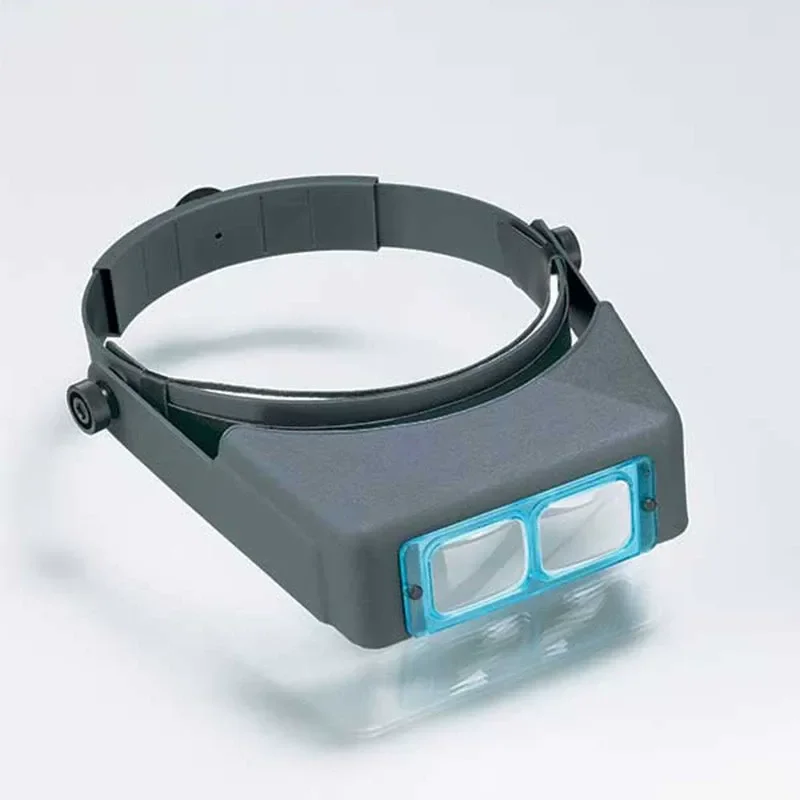 Head Mounted Jewelry Loupe Magnifier 1.75x 2.5x 2.75x 3.5x for Appraisal Inspection Hands Free Wearable Glass