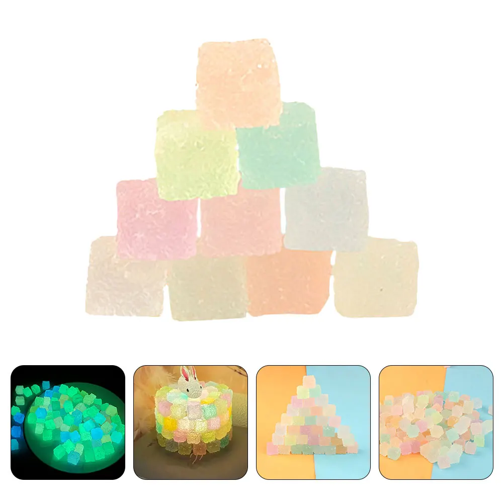 

50 Pcs Candy Simulated Sugar Cube Toy Fake for Crafts Artificial Embellishments Supplies Candies