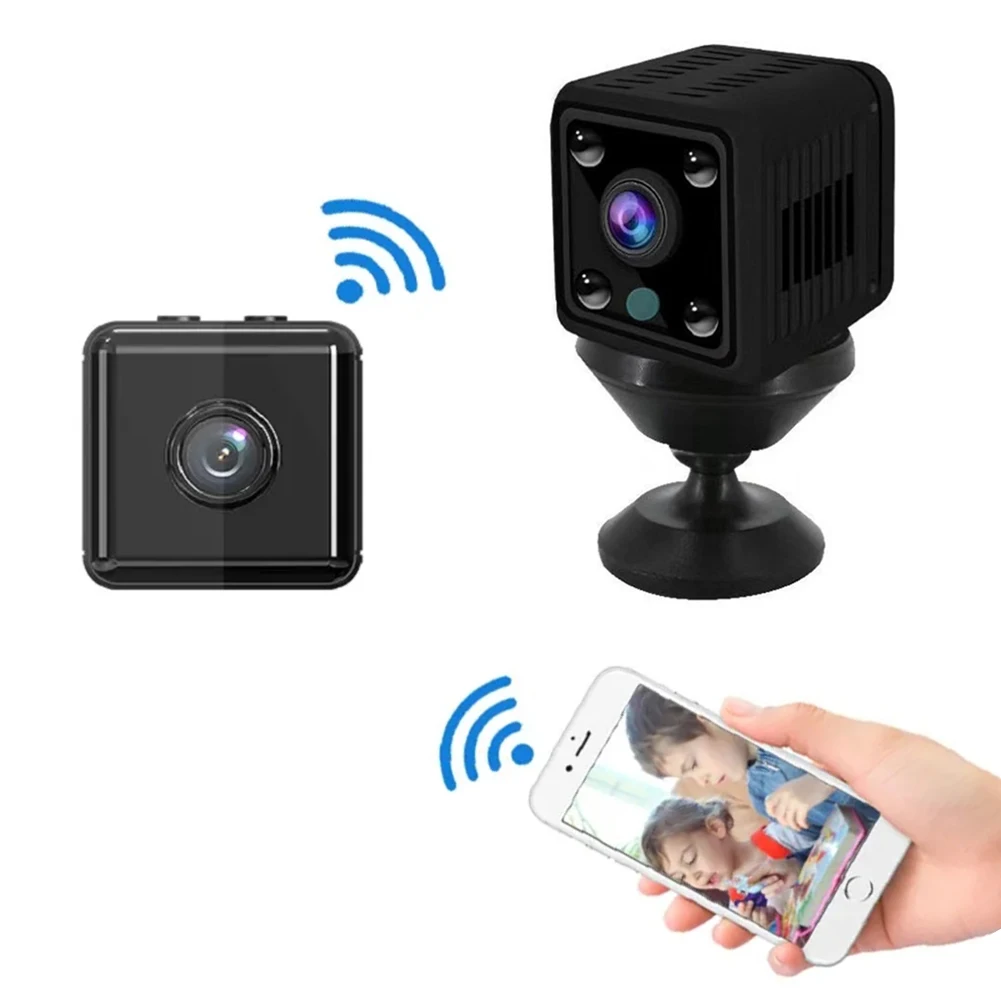 USB Charging Mini IP Camera Battery Powered Smart Security Surveillance Wireless WiFi Camera HD 1080P Night Vision Sports Camera