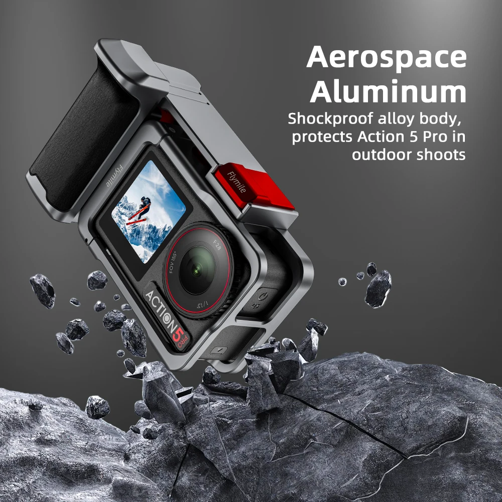 Grip For DJI Osmo Action 5 Pro 4 3,Street Photography Mount,Handle Grip,Xplorer Grip for Dji Action Camera Accessories