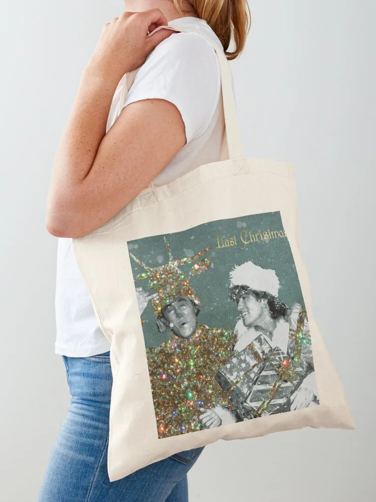 

Last Christmas Tote Bag Shopper shopping cart bags cute tote bag hand bag