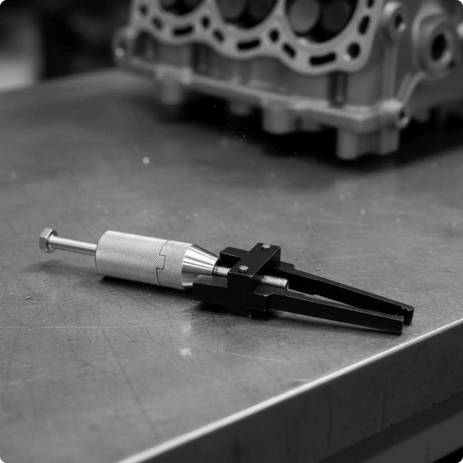 Steel Fuel Injector Puller Rust Resistant Nozzle Extractor Car Maintenance Tool for Engine Repair