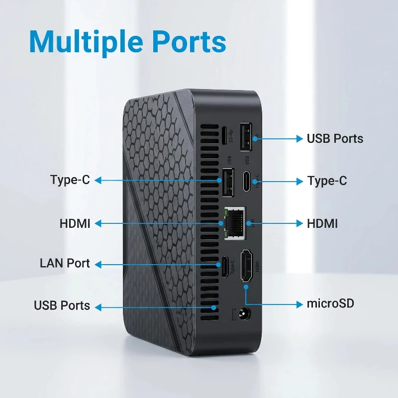 2026 New Mini PC Portable Mini PC Intel Core  N150 16GB 1024GB RAM 1TB SSD Gaming Computer WiFi6 Desktop PC
