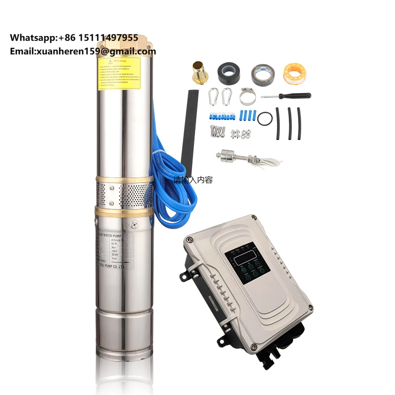

Солнечные погружные насосы SPX 1.5 л.с./2 л.с. 110 В постоянного тока, с конденсатором, для скважин, ирригации, сельского хозяйства, 3 л.с.